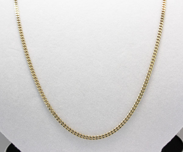 Gouden ketting gourmet schakel 51 cm