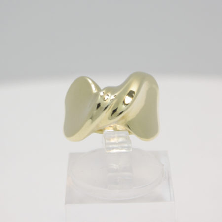 Gouden ring strikje