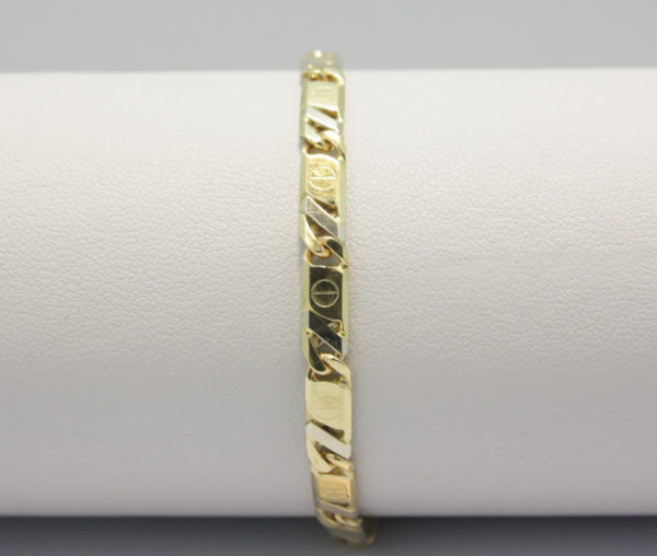 Bi-color gouden armband