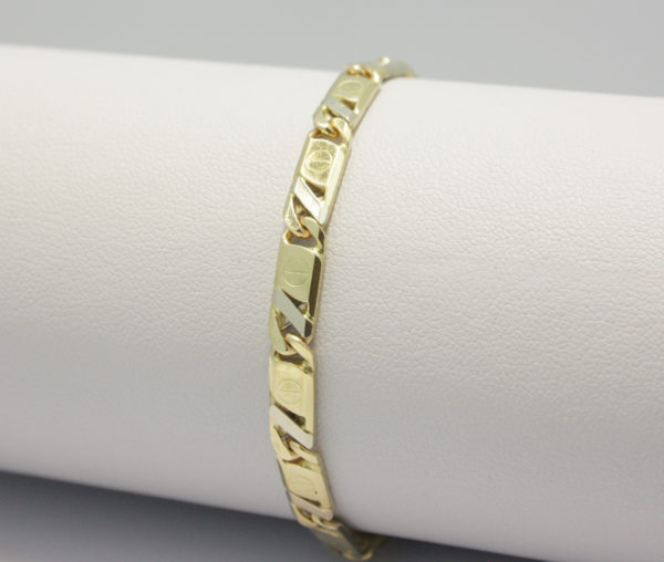 Bi-color gouden armband