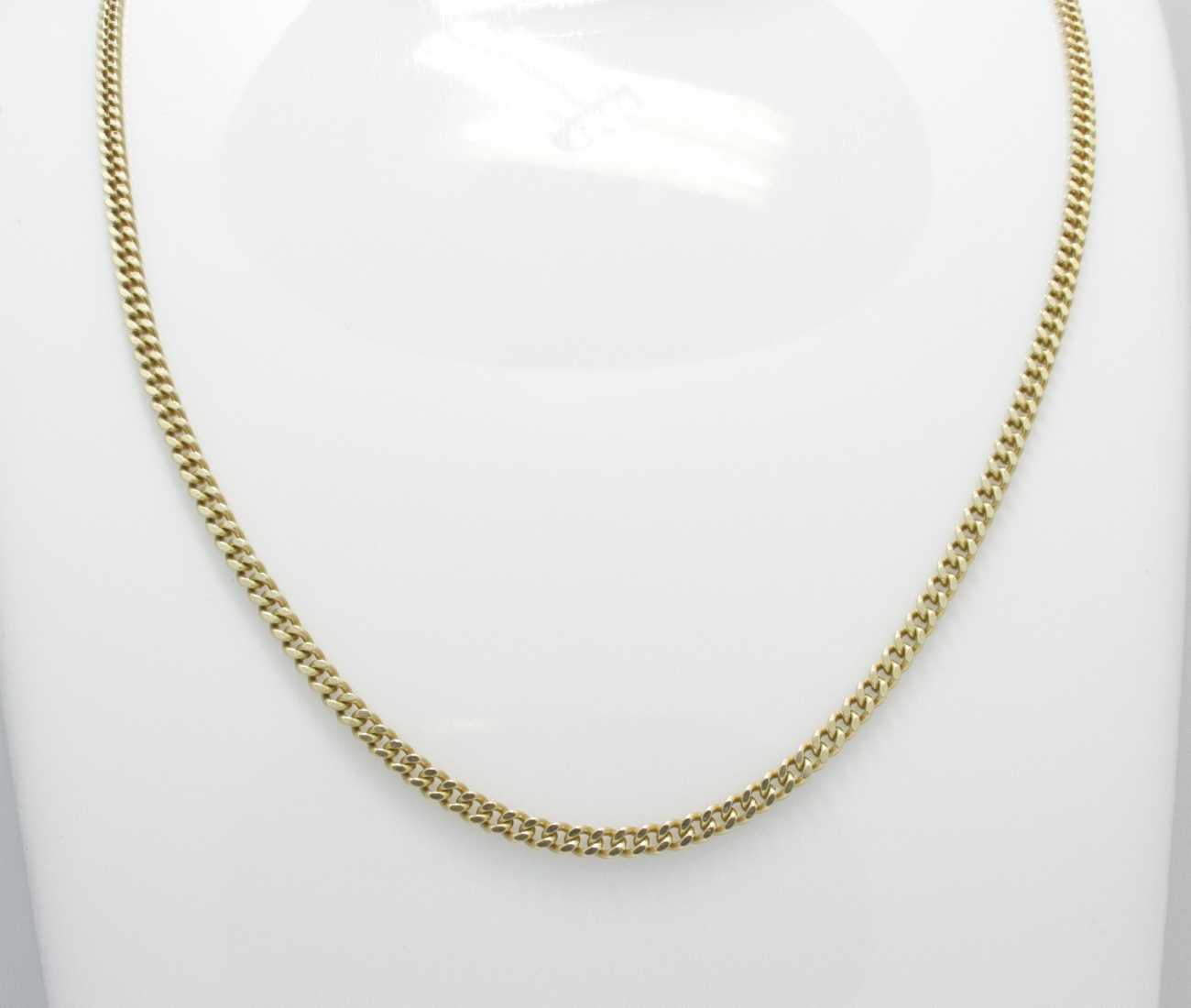 beeld Adviseur Spit Gouden ketting gourmet schakel 49 cm – Christojewels