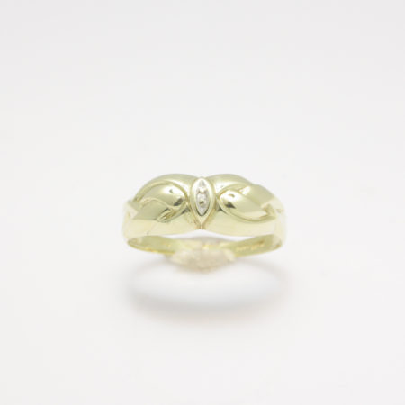 Gouden ring met diamant