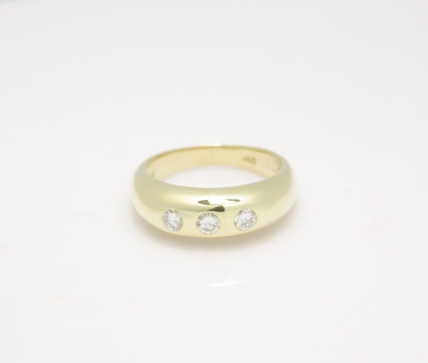 Gouden ring met diamant