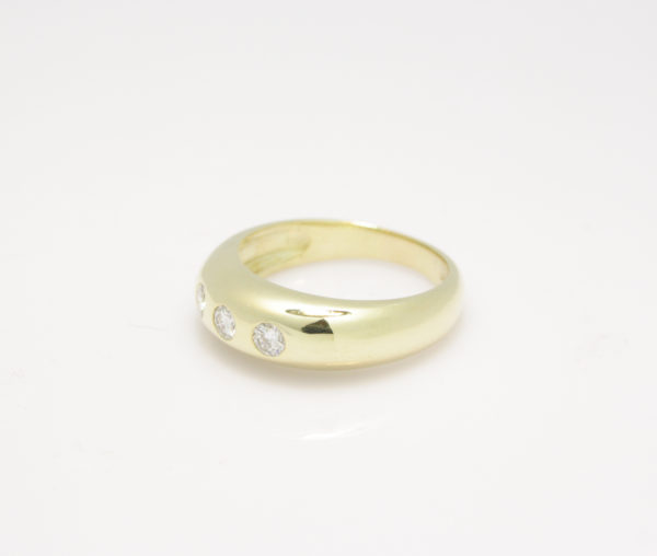 Gouden ring met diamant
