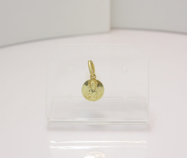 Gouden hanger klein Jezus en Maria