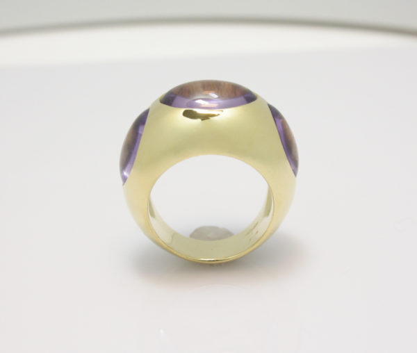Gouden ring van Pomellato met amethist