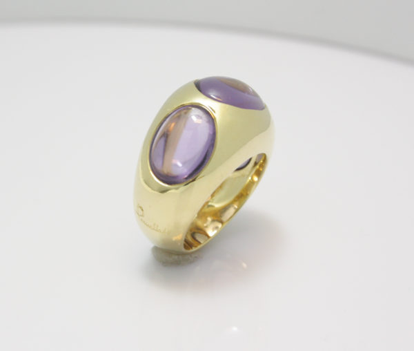 Gouden ring van Pomellato met amethist