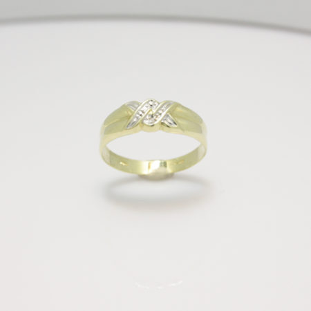 Gouden ring met diamant