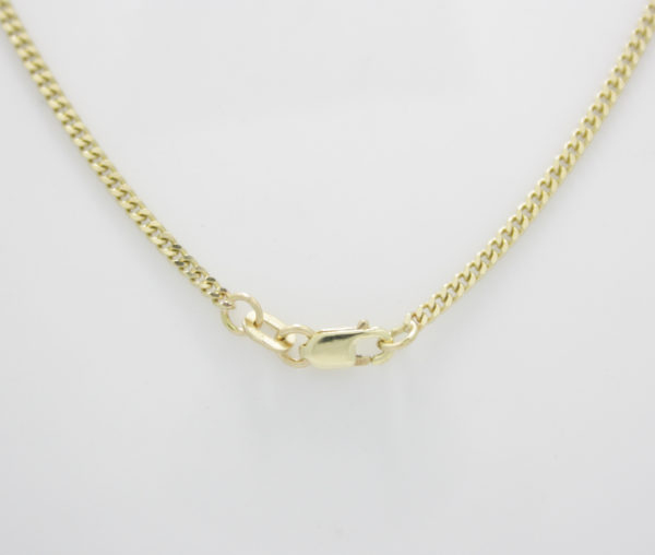 Gouden ketting gourmet 49 cm