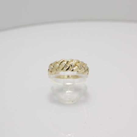 Gouden ring met diamant