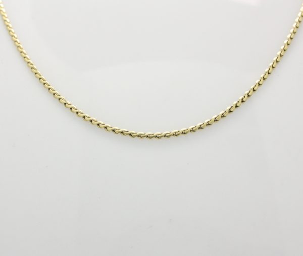 Gouden vintage ketting 47 cm