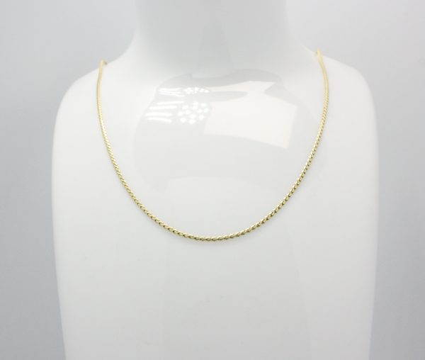 Gouden vintage ketting 47 cm