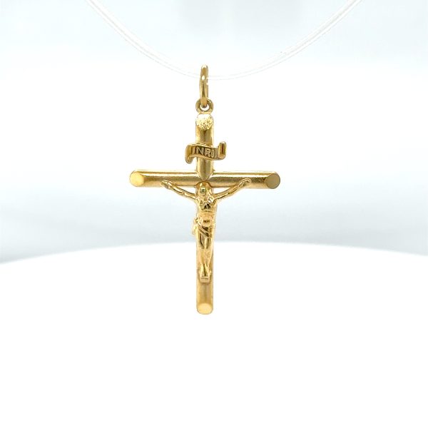 Gouden kruis hanger