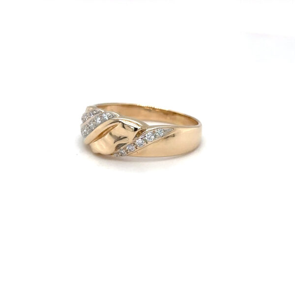 Gouden ring met diamant